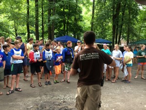 Pre-event meeting at the Camp Cup